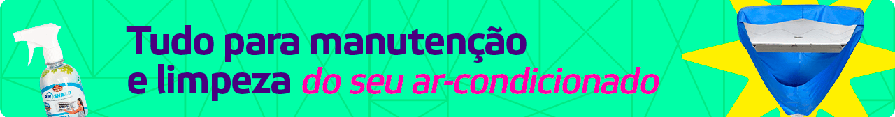 Tudo para manutenção e limpeza do seu ar-condicionado