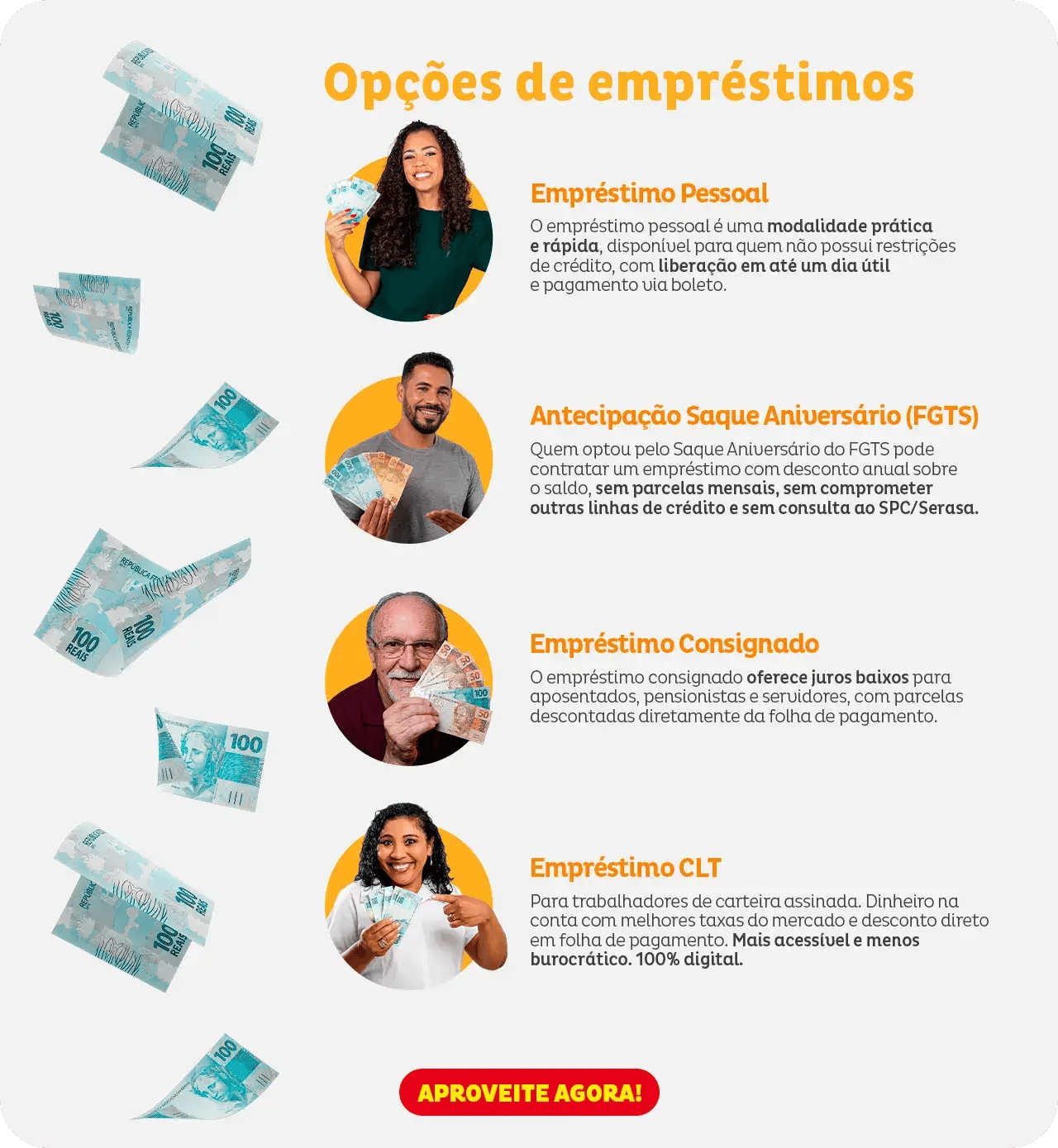 Opções de empréstimo dimdim