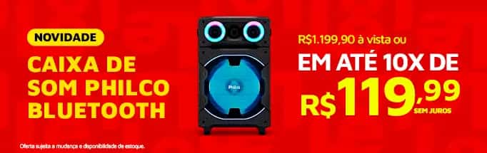 Caixa de som Philco