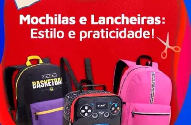 Mochilas e lancheiras